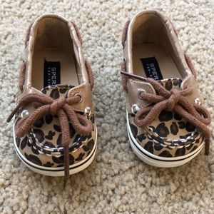 Baby Girl Cheetah Sperry Shoes
